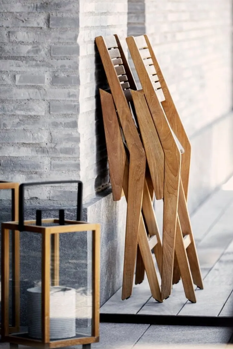 Cane-line Lighthouse lantern, small, teak - lava grey