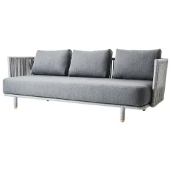 Cane-line Moments 3-seater sofa, grey
