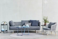 Cane-line Moments 3-seater sofa, grey