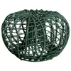 Cane-line Nest footstool, small, dark green