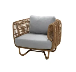 Cane-line Nest lounge chair, natural - light grey