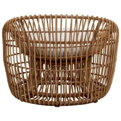 Cane-line Nest round chair, natural - light grey