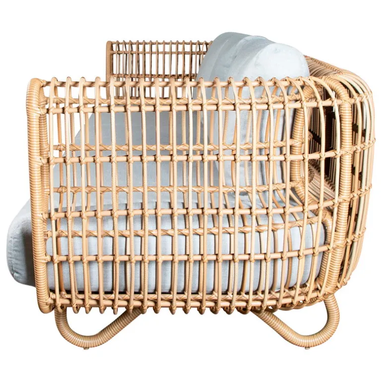 Cane-line Nest 3-seater sofa, natural - light grey