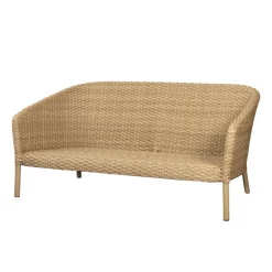 Cane-line Ocean 2-seater sofa, large, natural - white grey