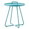 Cane-line On-the-move table, small, aqua