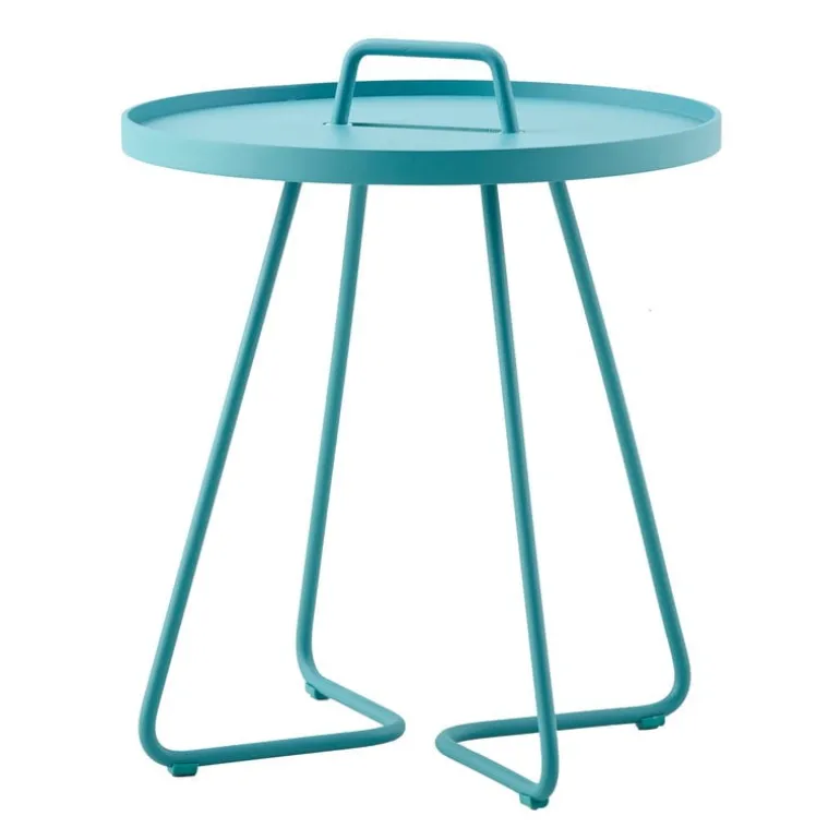 Cane-line On-the-move table, small, aqua