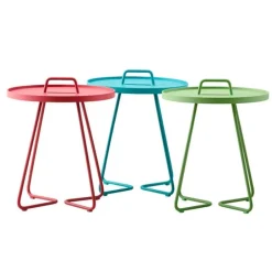Cane-line On-the-move table, small, aqua