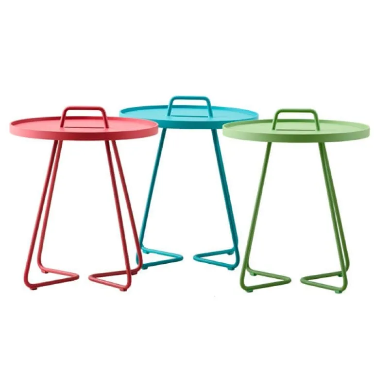 Cane-line On-the-move table, small, aqua