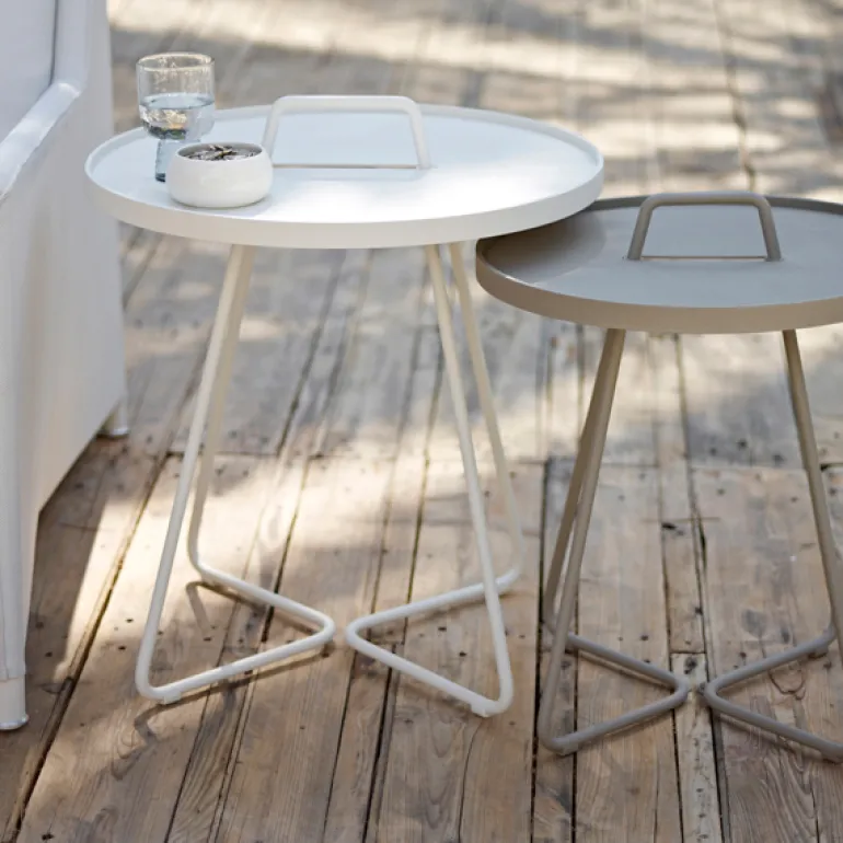 Cane-line On-the-move table, large, white