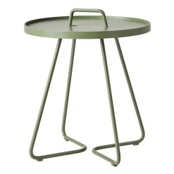 Cane-line On-the-move table, small, olive