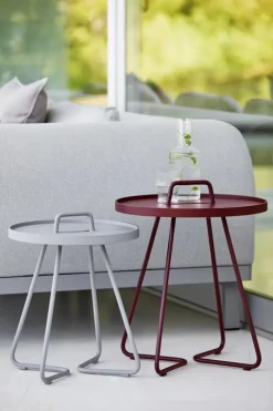 Cane-line On-the-move table, small, olive