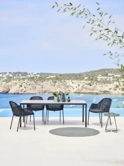 Cane-line On-the-move table, small, olive