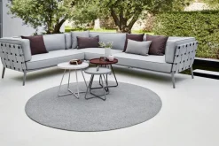 Cane-line On-the-move table, small, dark rose