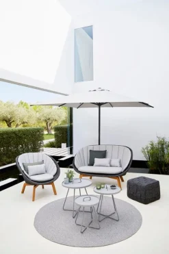 Cane-line On-the-move table, large, light grey