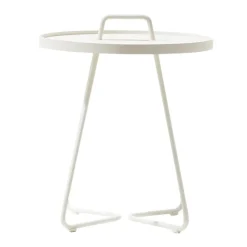 Cane-line On-the-move table, small, white