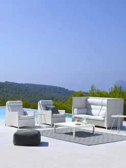 Cane-line On-the-move table, small, white