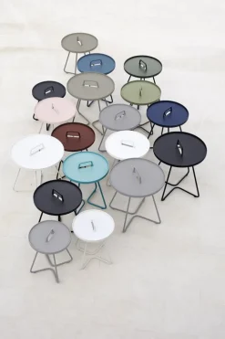 Cane-line On-the-move table, small, dark green