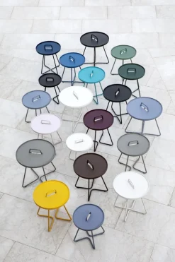 Cane-line On-the-move table, small, dark green