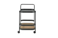 Cane-line Roll bar trolley, teak - lava grey