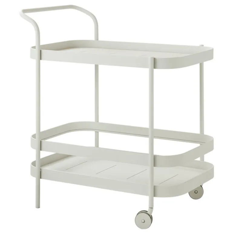 Cane-line Roll bar trolley, teak - white
