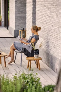 Cane-line Royal coffee table, square, teak