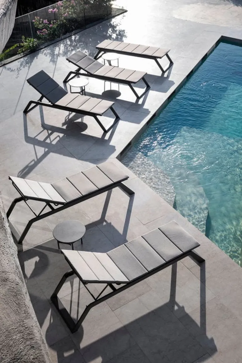 Cane-line Siesta sunbed cushion, light grey