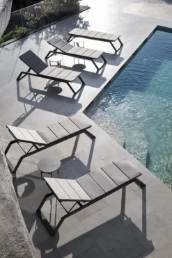 Cane-line Siesta sunbed, grey