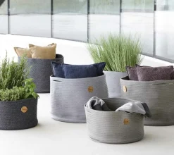 Cane-line Soft basket, large, dark grey