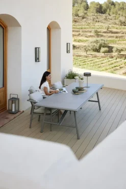 Cane-line Sticks armchair with cushions, taupe - sand