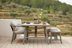 Cane-line Sticks armchair with cushions, taupe - sand