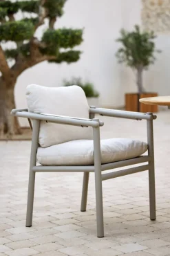 Cane-line Sticks armchair with cushions, taupe - sand