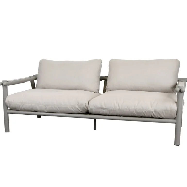Cane-line Sticks 2-seater sofa with cushions, taupe - sand
