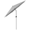 Cane-line Sunshade parasol, with tilt, light grey - silver