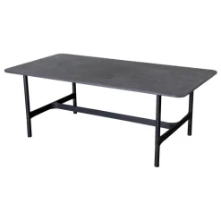 Cane-line Twist coffee table, 120 x 60 cm, lava grey - fossil black