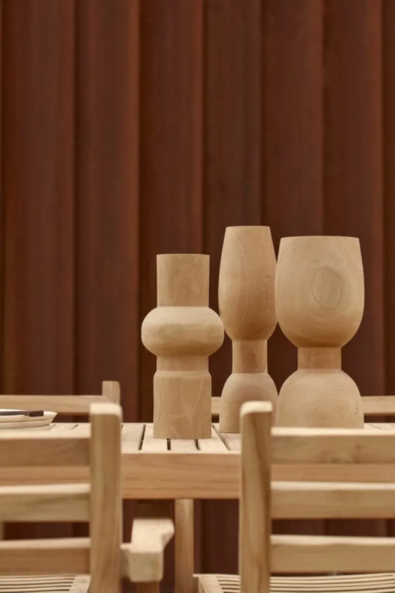 Carl Hansen & Søn AH502 Outdoor dining chair with armrest, teak