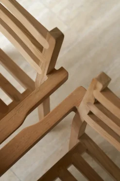 Carl Hansen & Søn AH502 Outdoor dining chair with armrest, teak