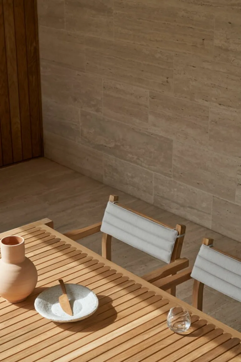 Carl Hansen & Søn AH502 Outdoor dining chair with armrest, teak