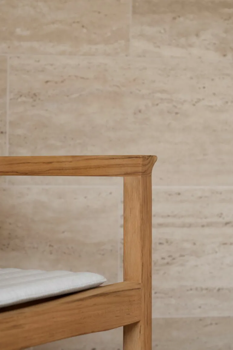 Carl Hansen & Søn AH502 Outdoor dining chair with armrest, teak