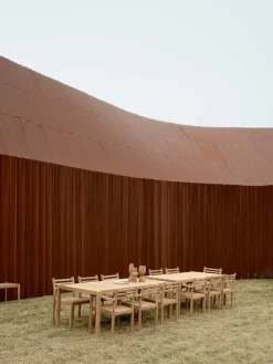 Carl Hansen & Søn AH502 Outdoor dining chair with armrest, teak