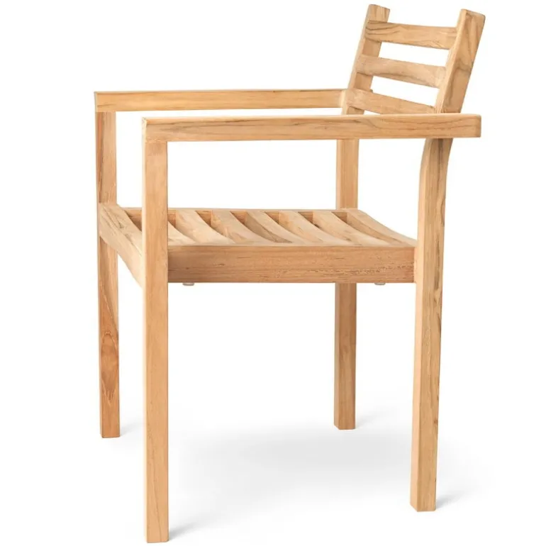 Carl Hansen & Søn AH502 Outdoor dining chair with armrest, teak