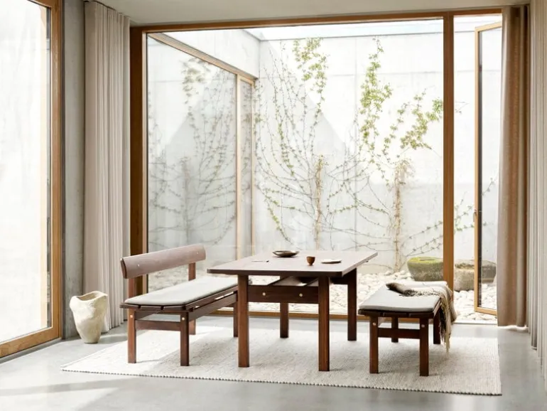 Carl Hansen & Søn BM0700 Asserbo bench, 170 cm, dark oiled eucalyptus