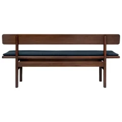 Carl Hansen & Søn BM0699 Asserbo bench w. backrest, 170 cm, dark oiled eucalyptus