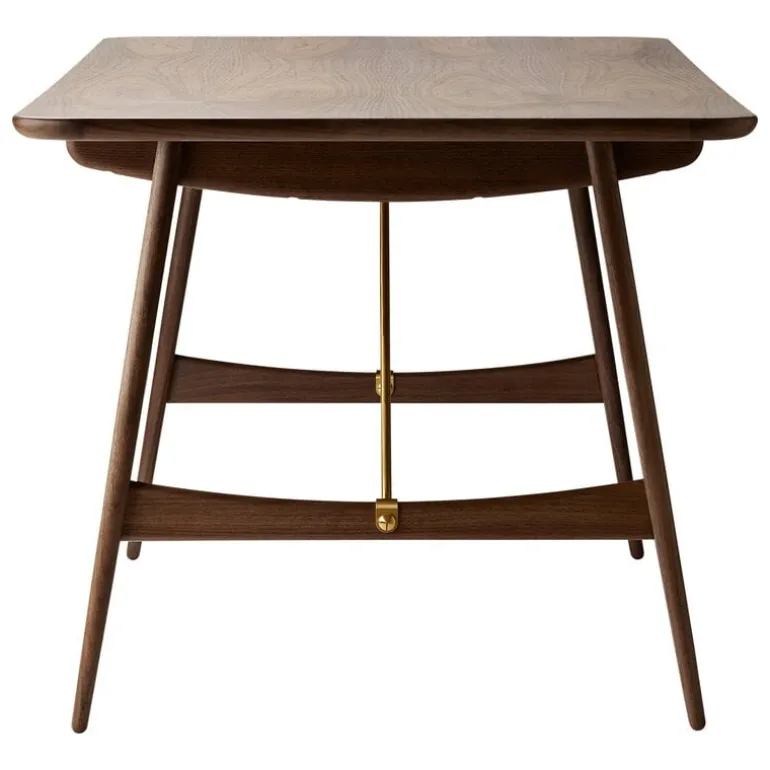 Carl Hansen & Søn BM1160 Hunting dining table, oiled walnut - brass