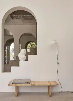 Carl Hansen & Søn BM0488L Table Bench, long, oiled oak - rattan