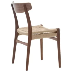 Carl Hansen & Søn CH23 chair, oiled walnut - natural cord