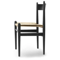 Carl Hansen & Søn CH36 chair, black - natural cord