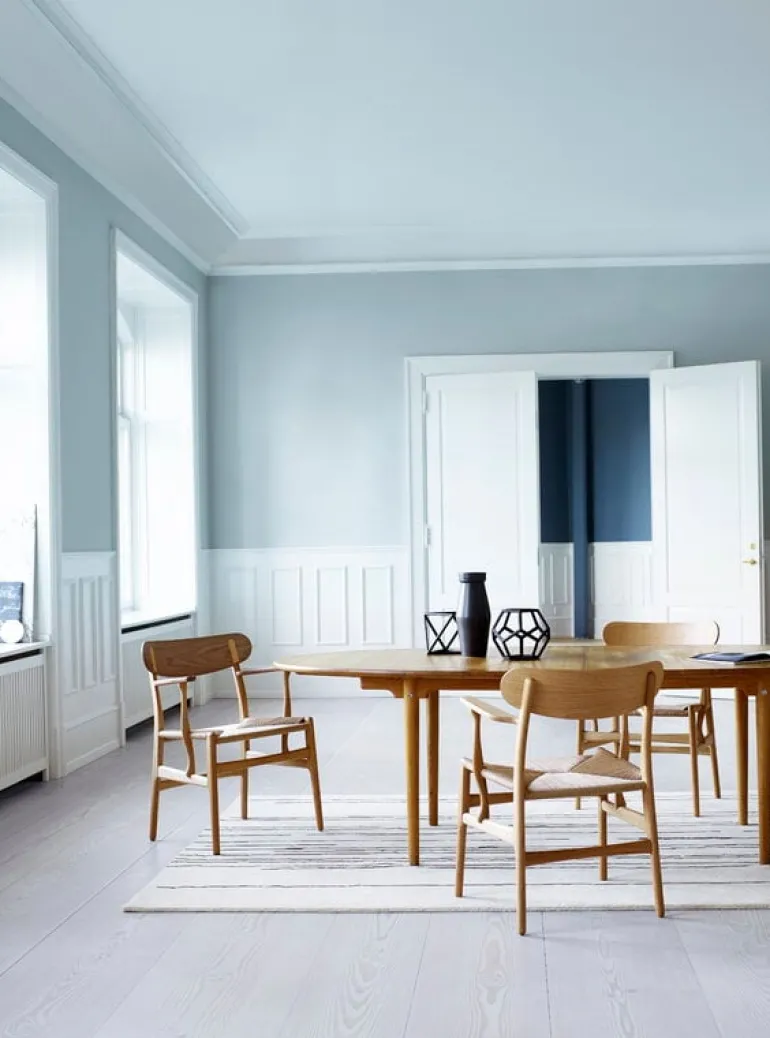 Carl Hansen & Søn CH26 chair, oiled oak and walnut - natural cord