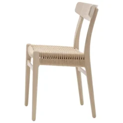 Carl Hansen & Søn CH23 chair, soaped oak - natural cord