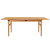 Carl Hansen & Søn CH327 dining table, teak - oak