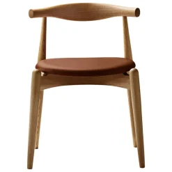 Carl Hansen & Søn CH20 Elbow chair, oiled oak - cognac leather Thor 307